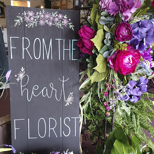 From The Heart Florist serving all your floral needs.