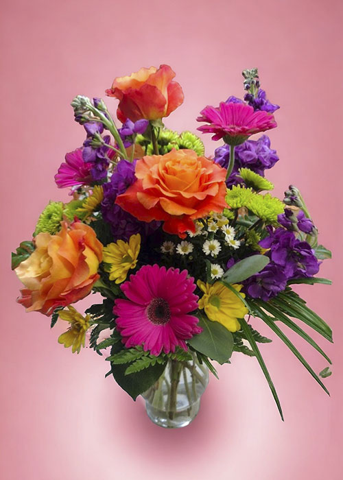 Popular Arrangement - Color Me Happy - From the Heart Florist